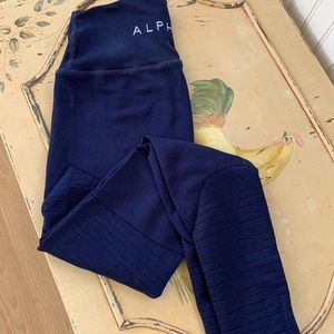 Alphalete Revival Leggings Navy